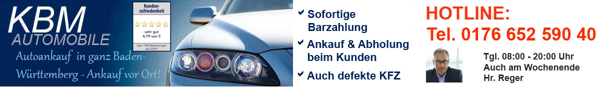 Autoankauf in Baden-Württemberg.